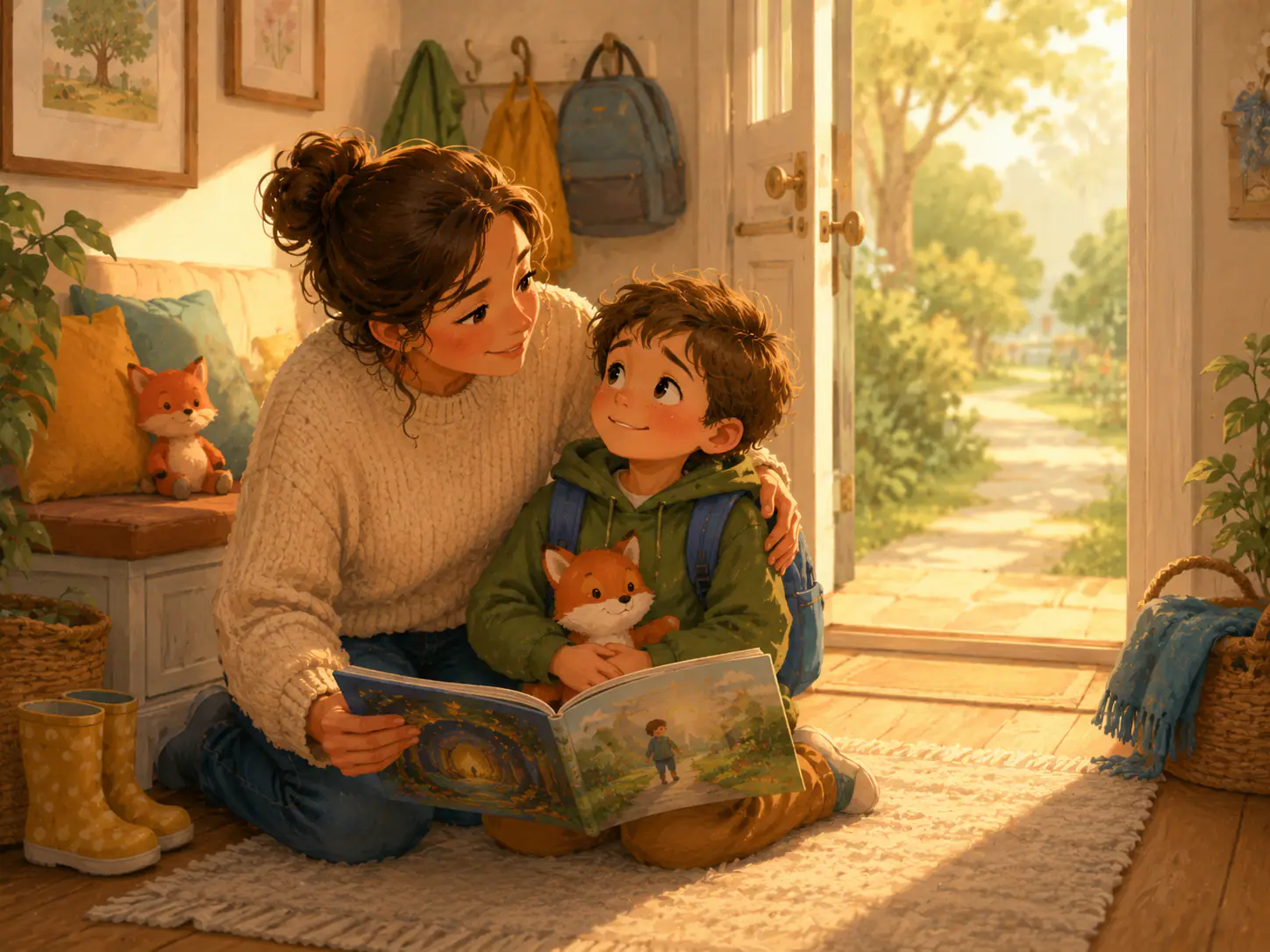 Rillu in a richly illustrated storyworld about finding confidence and a voice