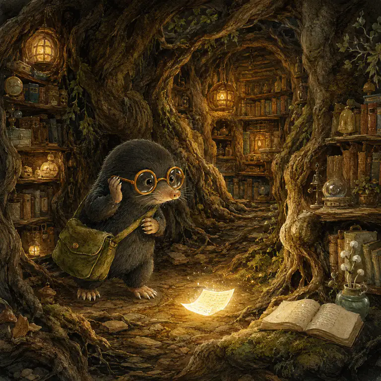 Meruni and the Library Under the Roots